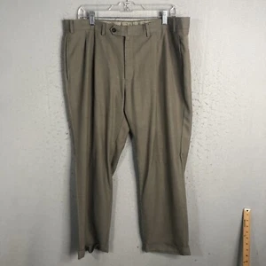 Lauren Ralph Lauren Dress Pants Mens 37x28 Brown Taupe Career Office Cuffed - Picture 1 of 18