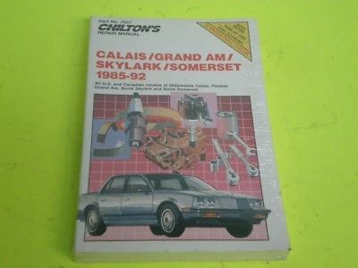 Olds Calais Pontiac Grand Am Buick Skylark Somerset Chilton 1985-1992 manual NUEVO Foto 1 de 4