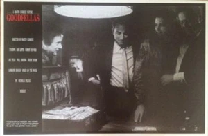 Goodfellas Group Black & White Rare Original 1990 Movie Poster 24 x 36 - Picture 1 of 1