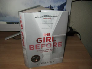 JP Delaney The Girl Before Signed Publication Dated 1st thriller Ron Howard film - Picture 1 of 5