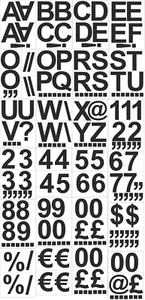 PEGATINAS Y NÚMEROS DE VINILO AUTOADHESIVOS TALLA 3" (75mm) - Imagen 1 de 3