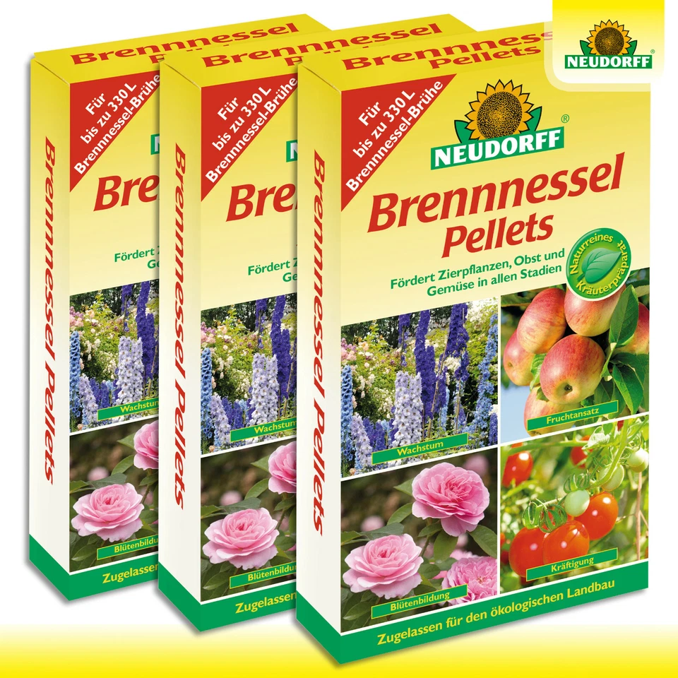 Neudorff 3 x  500 g Brennnessel Pellets zur Herstellung von Brennnessel-Brühe - Bild 1 von 1