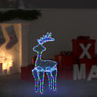 Reindeer Christmas Decoration With Mesh 306 Leds 60X24x89cm S2p4