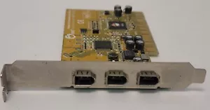 SIIG NN-400P12 1394 Firewire Card , 3-Port , PCI, F002-65 - Picture 1 of 4