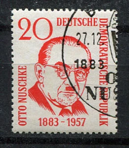 Germany - DDR : Otto Nuscke stamp from 1958 - CTO - Picture 1 of 1