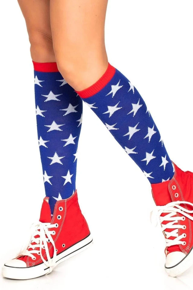 Calcetines hasta la rodilla Americana Foto 1 de 2