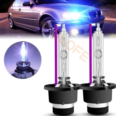 2 Pack 10000K Blue D2S D2R D2C HID Xenon Bulbs Factory Headlight HID Replacement - Image 1 of 4