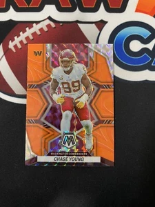 2022 Mosaic Reactive Orange Prizm Chase Young #199 - Washington Commanders - Bild 1 von 2