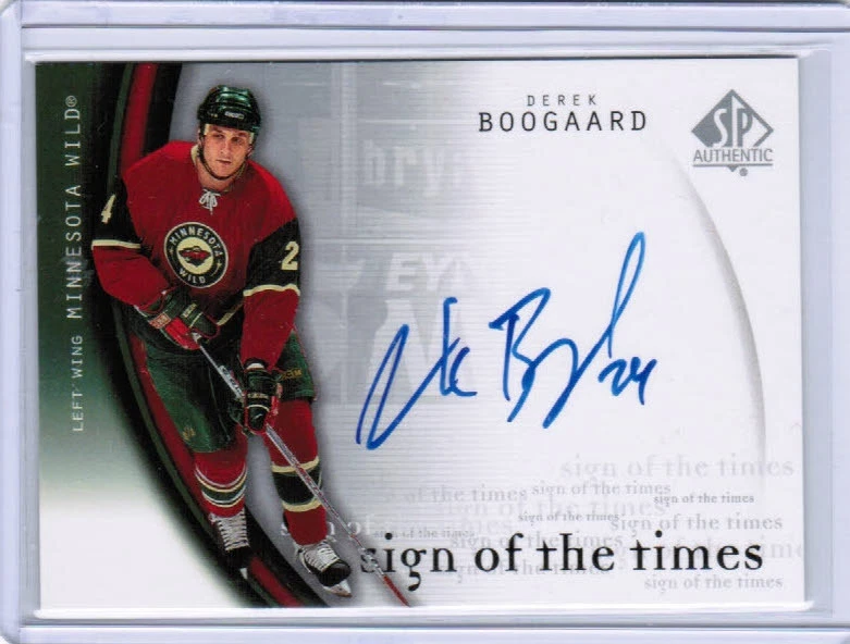 05/06 SP AUTHENTIC HOCKEY SIGN OF THE TIMES AUTO CARDS ( XX ) U-Pick From List - Image 1 of 1