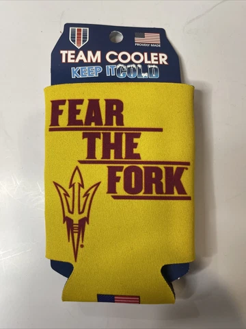 Arizona State University Sun Devils Can Cooler 1-Pack 12 oz. (Foldable, 2-Sided) Cover