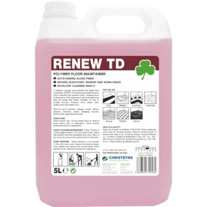 5L Clover Renew Floor Maintainer Repair Lino Marble Wood Laminate Gloss Cleaner - Picture 1 of 2