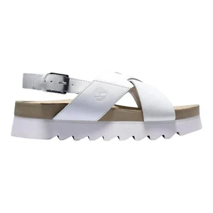 Timberland Santa Monica Sunrise White Leather OrthoLite Comfort Sz AU7 UK5 EU38 - Picture 1 of 6