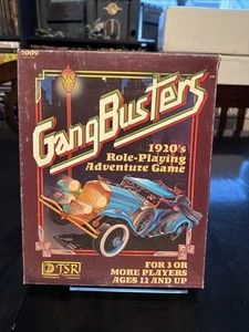 Juego de caja RPG Gangbusters años 20 TSR 7009 1ª impresión 1982 - Imagen 1 de 8