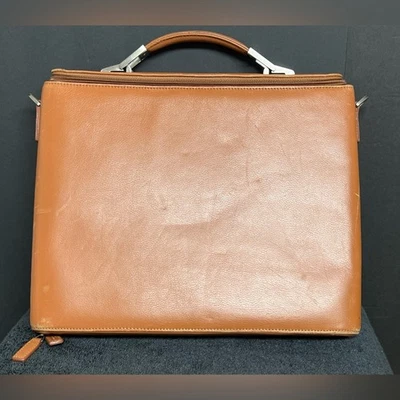 LEVENGER Bolso de Hombro Cuero Negro Mensajero Maletín Laptop Magnético 13x11 Foto 1 de 4