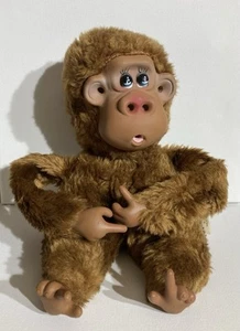 VTG Russ Berrie 8" Plush RUTHERFORD III MONKEY Sucks Thumb Picks Nose & Ears - Picture 1 of 5
