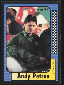 1991 Maxx #160 Andy Petree Leo Jackson Motorsports Rookie - Picture 1 of 2