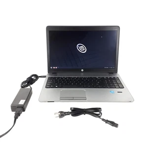 HP Probook 450 G1 15.6" Laptop i5-4200M 8GB RAM 256GB SSD Linux Mint DVD Drive - Picture 1 of 15