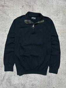 Barbour Mens 1\4 Zip Knit Sweater Size M - Picture 1 of 7