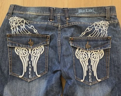 Jeans vintage de etiqueta negra para hombre 40 x 32 Foto 1 de 4