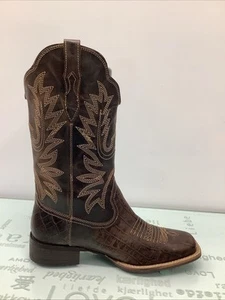 Myra Bag Poppin Western Boot Brown Womens Size 10M, Preowned. - Picture 1 of 12