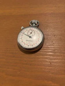 Chesterfield Anti Magnetic 1/10 Swiss Made Mechanical Wind Up Stopwatch VG FS - Picture 1 of 5