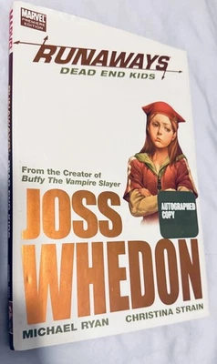 RUNAWAYS DEAD END KIDS HC Joss Whedon #25-30 Signed Autographed Buffy Vampire - Image 1 of 4