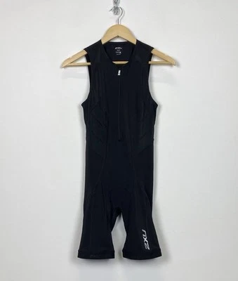 Macacão de ciclismo 2XU shorts masculino tamanho médio preto bicicleta sprinter - Imagem 1 de 4