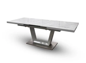 Furniture Village 'Grigio' Dining Table Ceramic Top Large Extending 216cm NEW - Picture 1 of 10