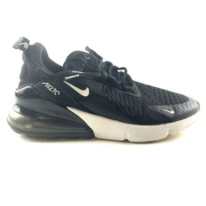 Nike Air Max 270 943345-001 Negro Blanco Zapatos para Correr Tenis Niños Talla 4.5 Y - Imagen 1 de 15