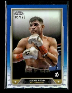 Alexis Rocha 2024 Topps Chrome Boxing Blue Refractor 105/125 - Picture 1 of 2