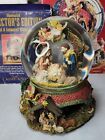 Grandeur Noel Musical Water Globe Music Box Nativity Scene With Box Read Descrip