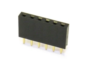 20 pezzi 2,54 mm passo 0,1 1x10 10 pin 10 p femmina Dupont testate foro passante US - Foto 1 di 3