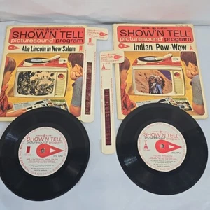 2 Show n Tell Picturesound Programa Abe Lincoln en New Salem, Indian Pow Wow Educ - Imagen 1 de 23