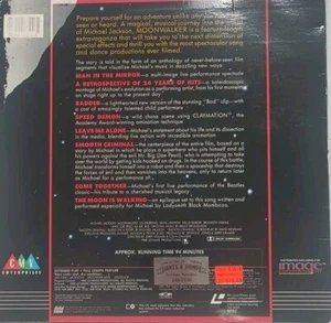 Michael Jackson Moonwalker Laserdisc Man In The Mirror Smooth Criminal 1988 - Picture 1 of 2