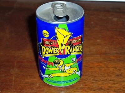 Mini lata Power Fizz Tropical Mighty Morphin Power Rangers 1994 Gran Bretaña 150 Foto 1 de 4