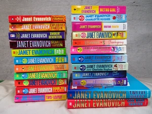 Lot of 23 Paperback Books By Janet Evanovich Charlotte Hughes Mixed Lot - Picture 1 of 5