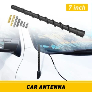 7" Universal Car Antenna Radio AM/FM Antena Roof Mast Amplified Signal Aerial - Picture 1 of 10