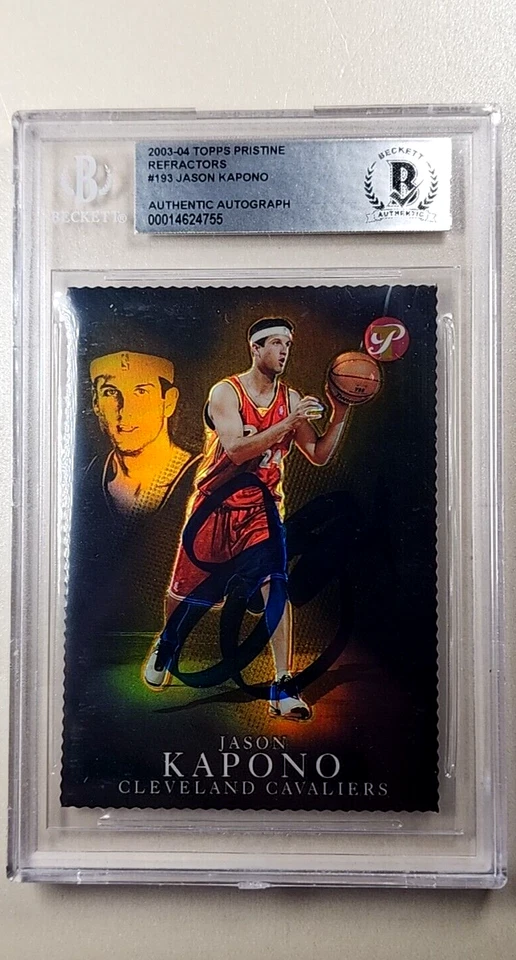 2003 Topps Pristine Gold Refractor Autograph Jason Kapono /99 RC Auto Rookie BGS - Image 1 of 3
