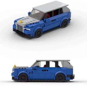 Rolls-Royce Cullinan | Blu e Grigio | Set di Mattoni da Costruzione MOC - 384 Pezzi UK - Foto 1 di 7