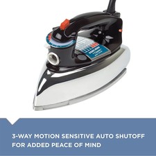 Premium Quality BLACK+DECKER Clothes Garment Heavy Duty Classic Steam Iron NEW