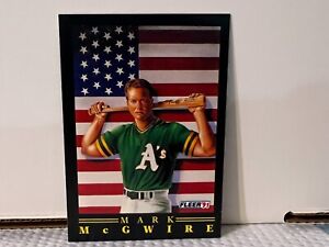 1991 Fleer Pro Vision #4 Mark McGwire A's All American