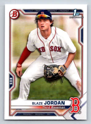 2021 Bowman Prospects #BP71 Blaze Jordan (ref 194373) - Image 1 of 2