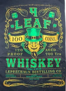 Camiseta LEPRECHAUN Edición Limitada Warwick Davis NUEVA Gildan 2XL Horror Whisky - Imagen 1 de 1