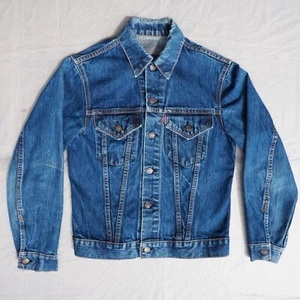 Big E Vintage Levi's Type III 3 Jean Jacket 70505 Denim Trucker 38 Chest Measure - Picture 1 of 24