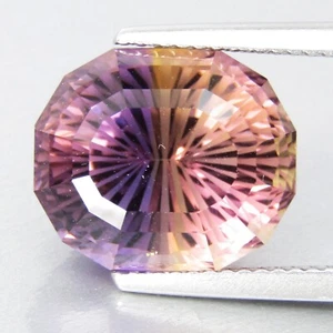 9.50Cts Fine Quality 100% Natural Ametrine Oval Custom Cut Loose Gem REF VDO - Picture 1 of 6