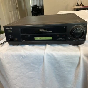 Sony SLV-620HF VCR 4 testine VHS videoregistratore stereo hi-fi (parti/riparazione - Foto 1 di 9