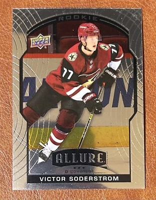 Victor Soderstrom 2020-21 Upper Deck Allure Base Rookie #90 Arizona Coyotes - Image 1 of 2