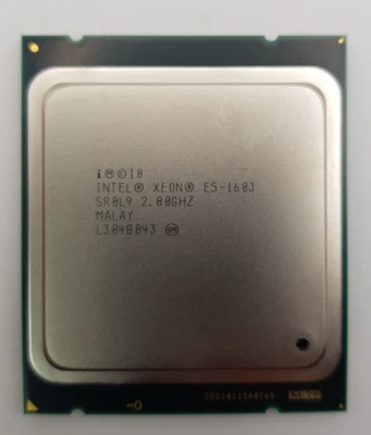 LOT OF 2 Intel Xeon E5-1603 2.80GHz processor, SR0L9, Socket LGA2011 (OFFERS OK) - Image 1 of 2