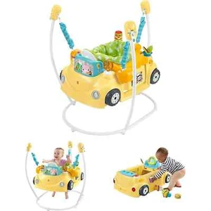 Fisher-Price Baby-Toddler Learning Toy 2-in-1 Servin’ Up Fun Jumperoo Food Truck - Picture 1 of 9