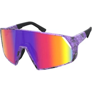 Occhiali da sole Scott Pro Shield misura media/grande nero/viola swish/cromo verde acqua - Foto 1 di 4